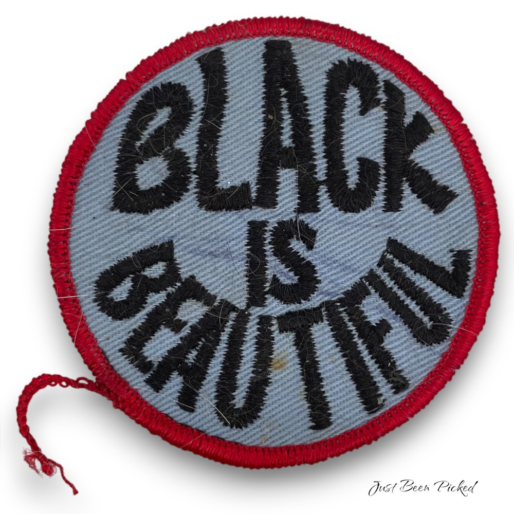 Vintage Black is Beautiful Patch 2.75" Needs Cleaning‎